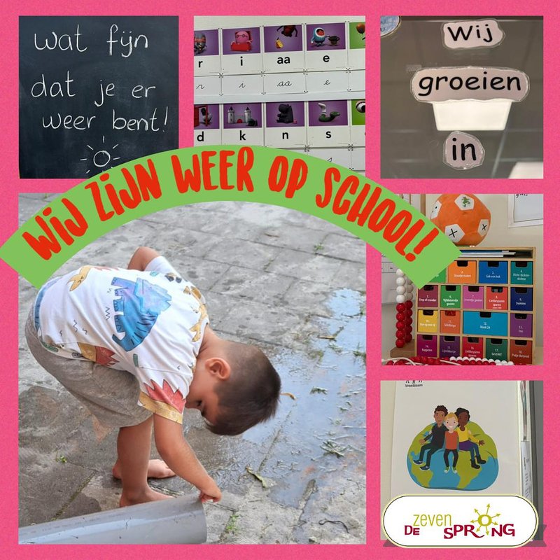 Wij zijn weer op school